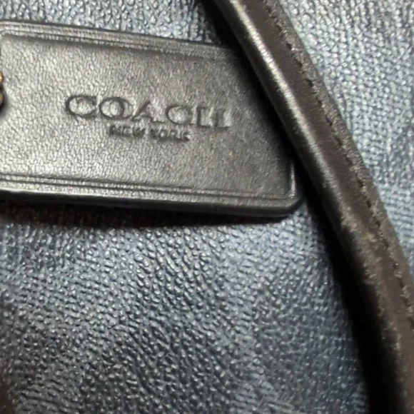 Coach Sig. Varsity Blue Leather Crossbody Bag - Picture 4 of 7